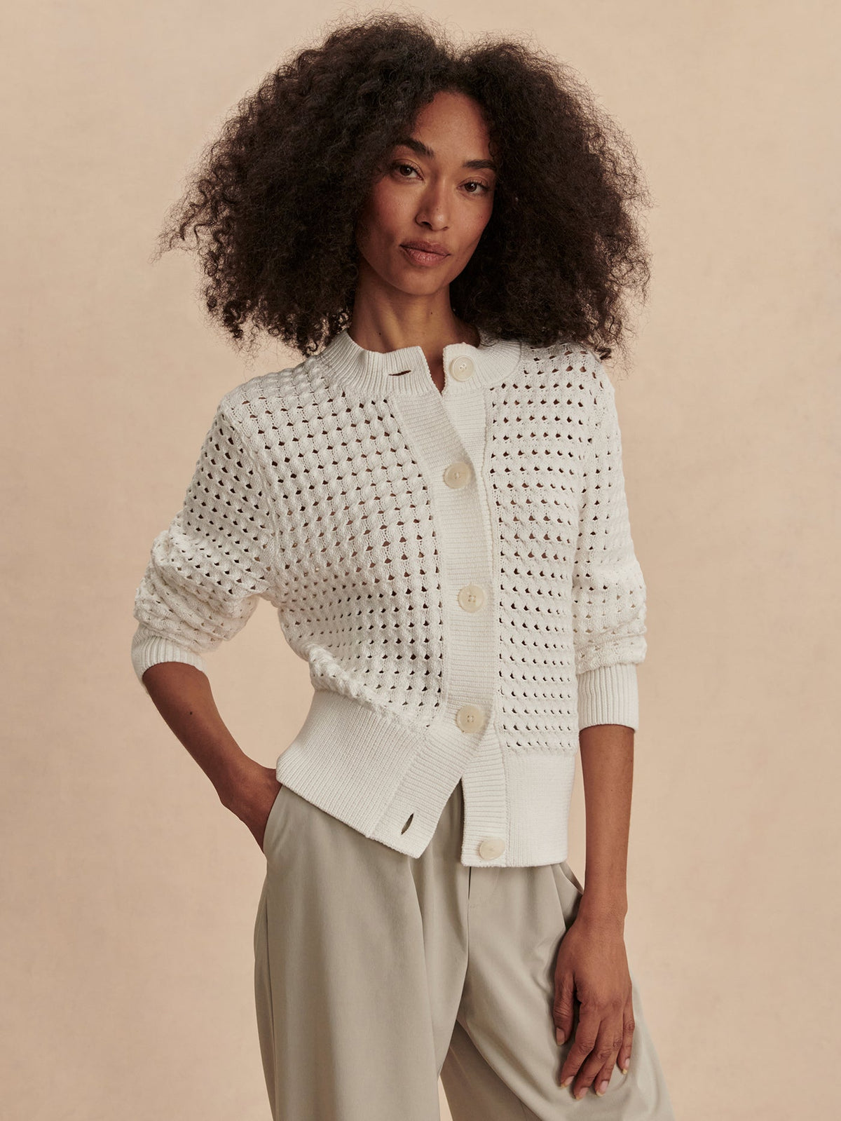 Bettina Textured Knit Cardigan | Varley Customer Favorite