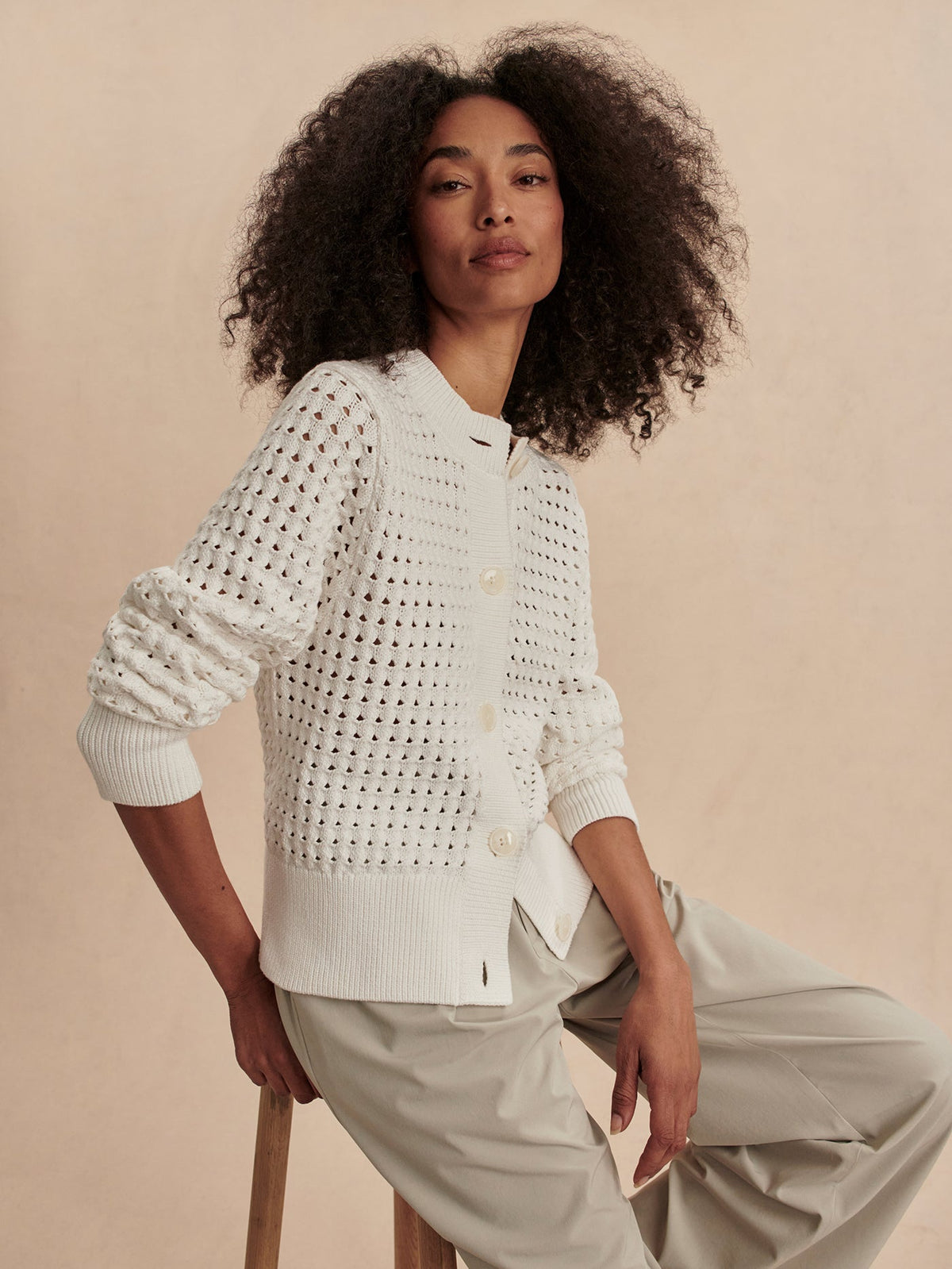 Bettina Textured Knit Cardigan | Varley Customer Favorite