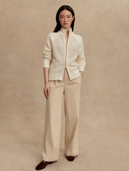 Mandy Boucle Knit Jacket | Varley New
