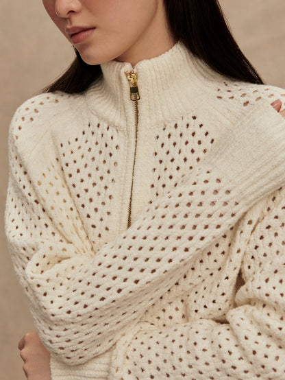 Mandy Boucle Knit Jacket | Varley New