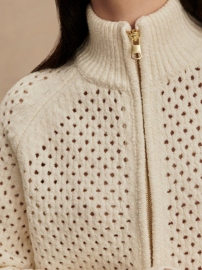 Mandy Boucle Knit Jacket | Varley New