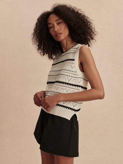 Athena Pointelle Knit Vest | Varley Featured