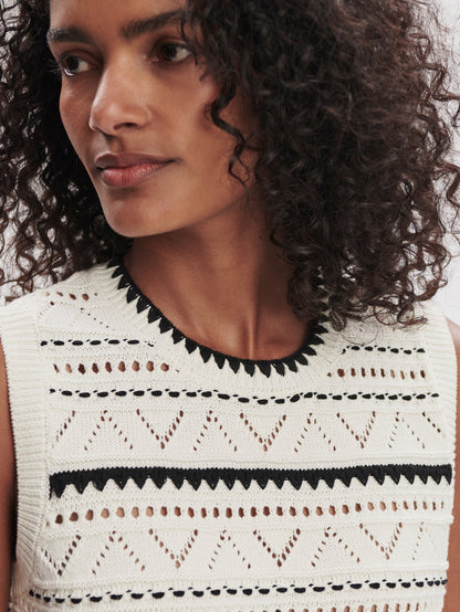 Athena Pointelle Knit Vest | Varley Featured