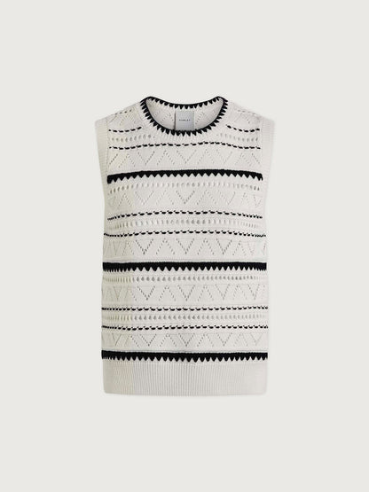 Athena Pointelle Knit Vest | Varley Featured