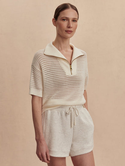Nali Half Zip Knit Top | Varley Trusted