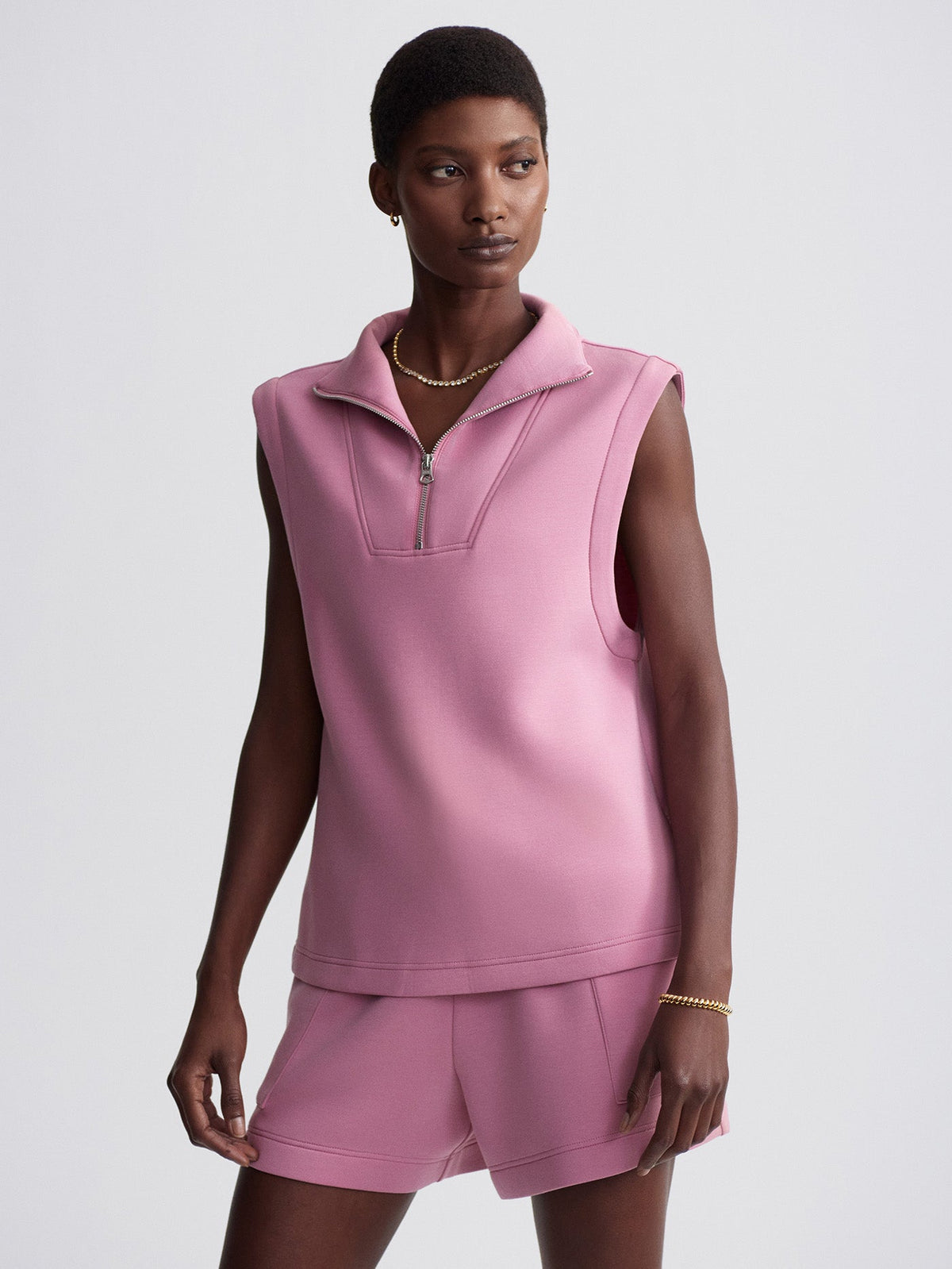 Magnolia Half-Zip Tank | VARLEY US | Varley Latest