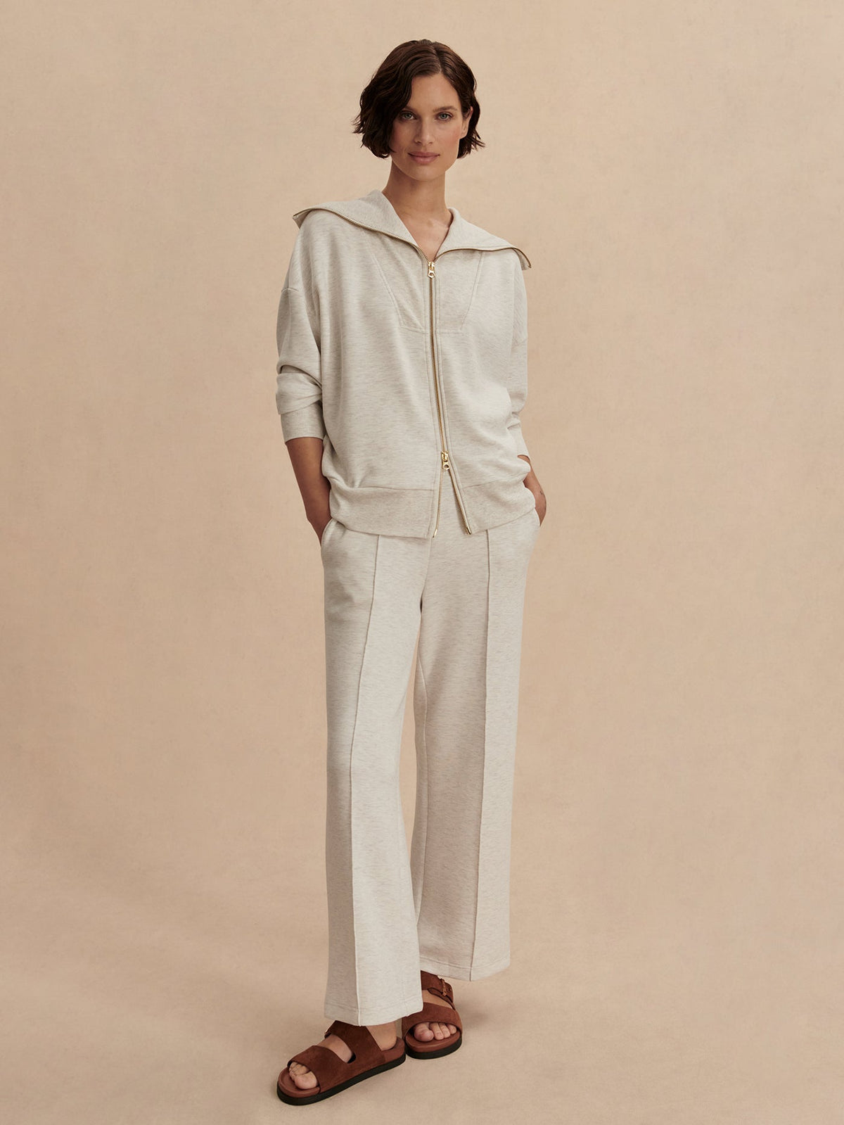 Halley Zip Through Sweat | Varley Trusted