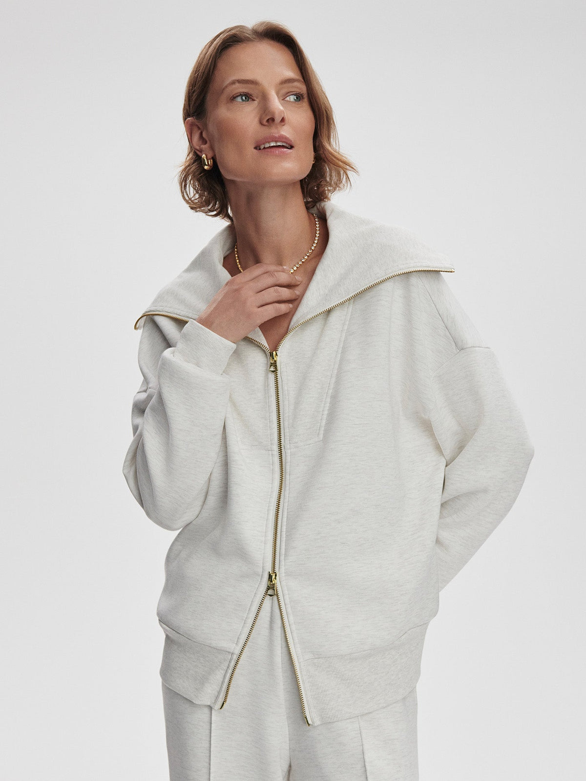 Halley Zip Through Sweat | Varley Trusted
