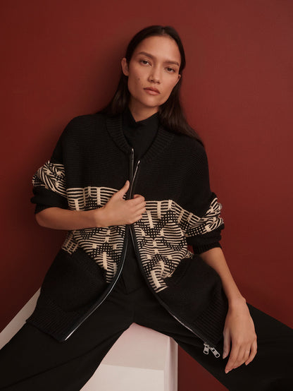 Linnea Fairisle Knit Jacket | Varley New
