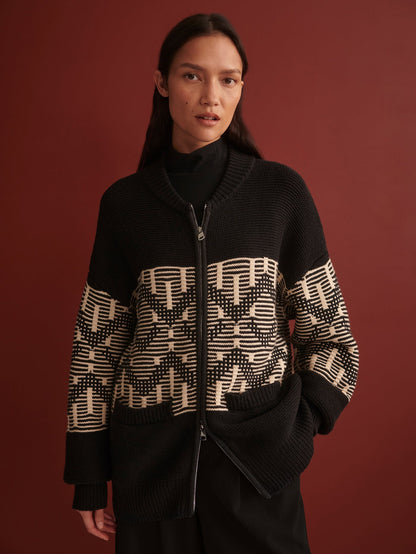Linnea Fairisle Knit Jacket | Varley New