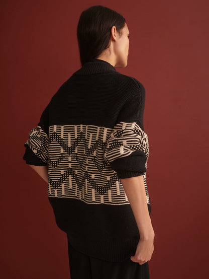 Linnea Fairisle Knit Jacket | Varley New