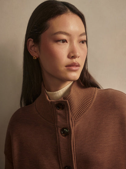 Sabrina Button Through Sweat | Varley Latest