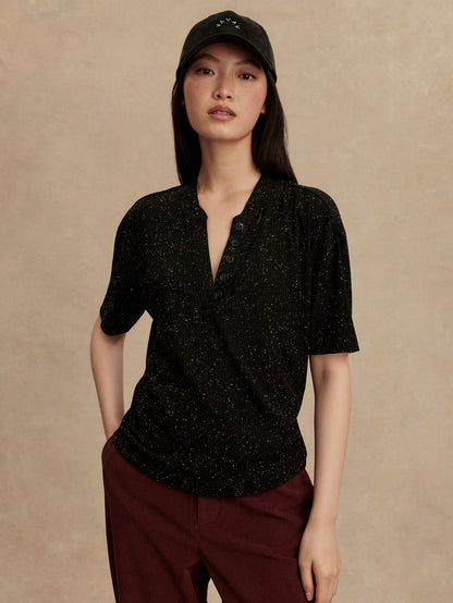 Odette Mock Placket Tee | Varley Smart Buy