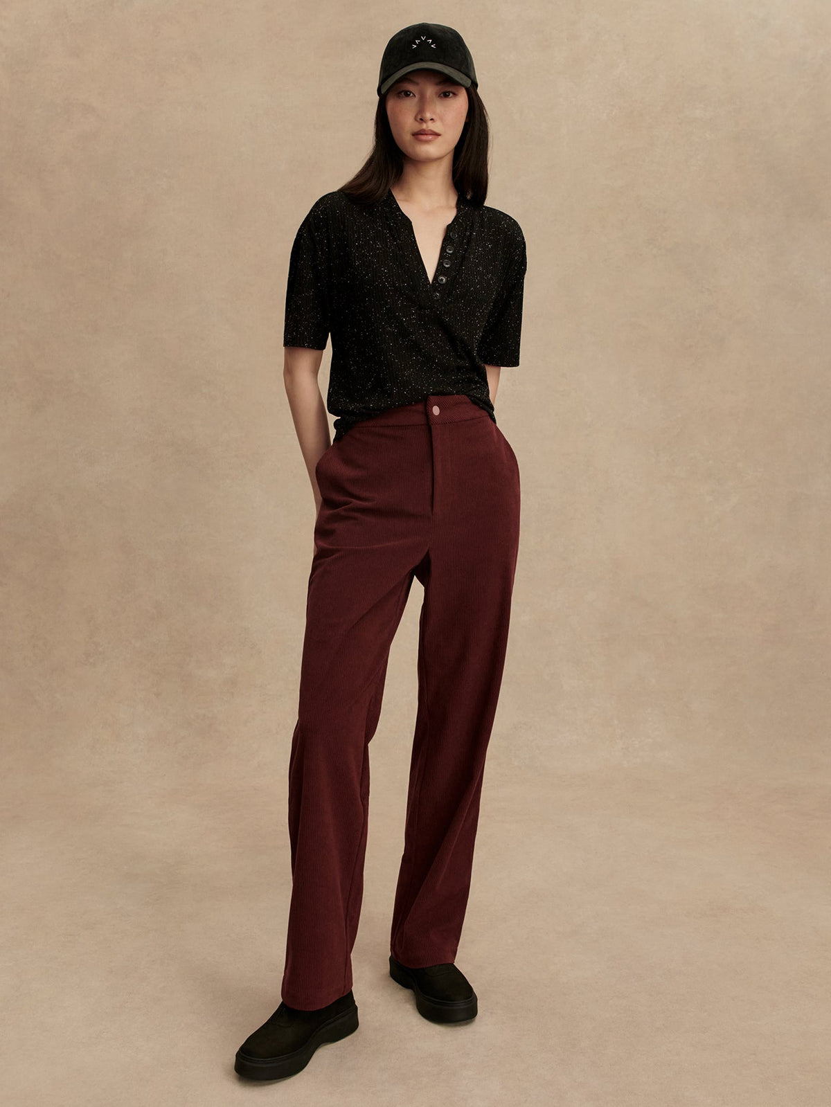 Odette Mock Placket Tee | Varley Smart Buy