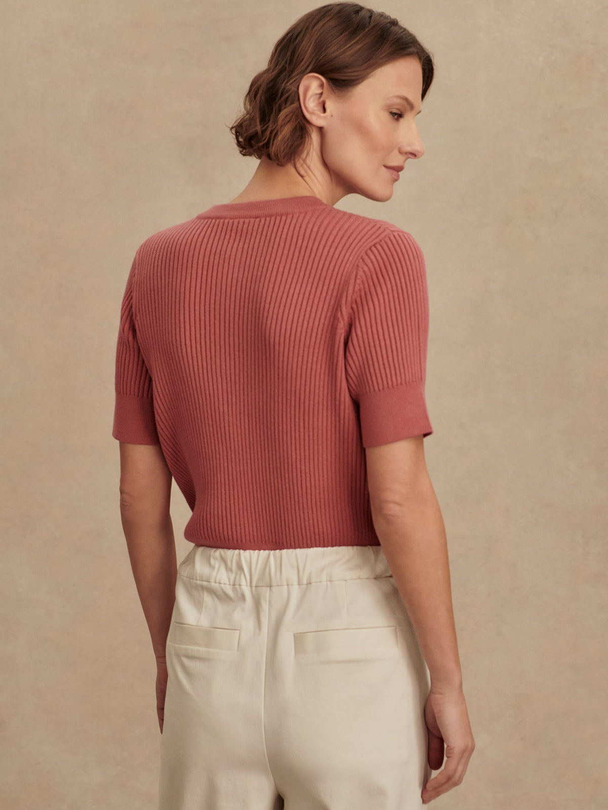 Micha Short Sleeve Cardigan | Varley Premium