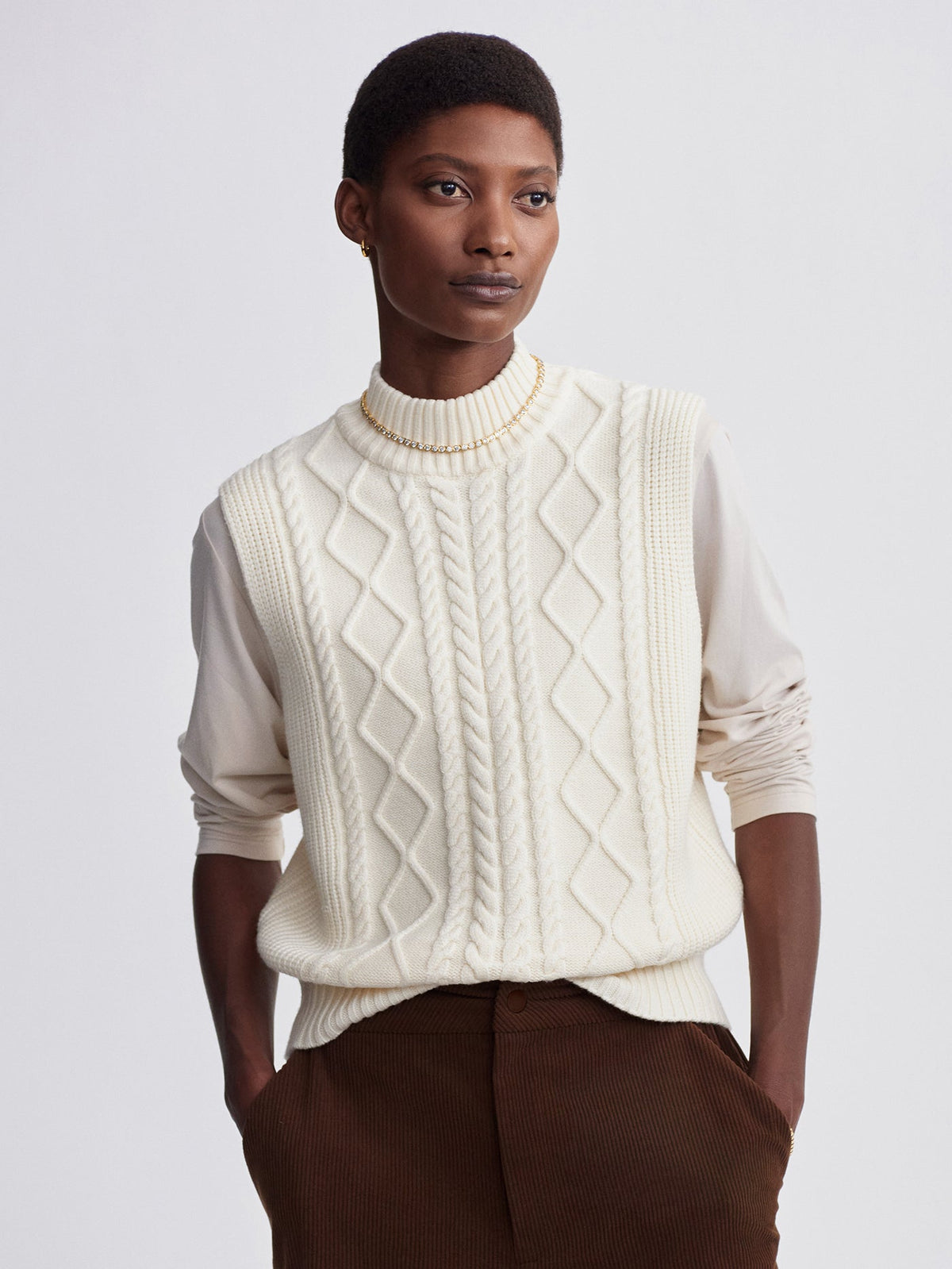 Joilette Roll Neck Vest | Varley Featured