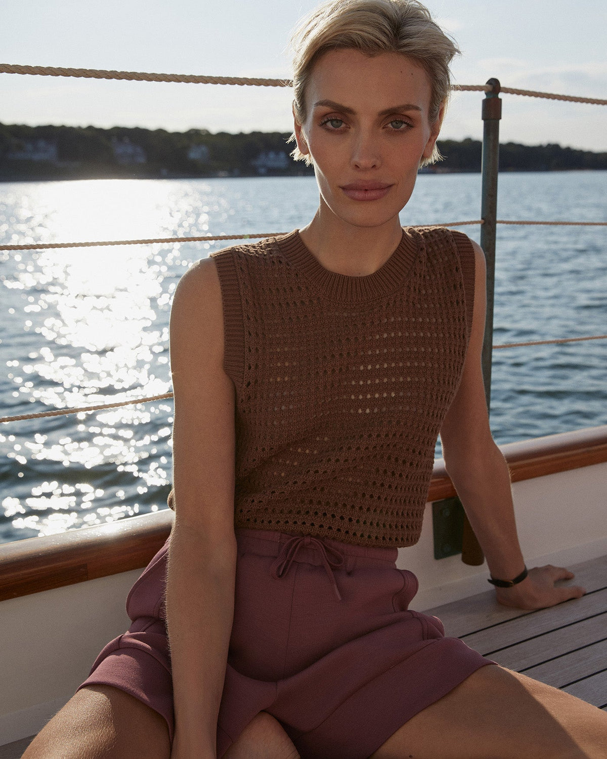 Darin Longline Knit Tank | VARLEY US | Varley Top Pick