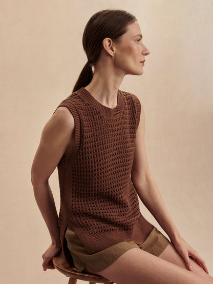 Darin Longline Knit Tank | VARLEY US | Varley Top Pick