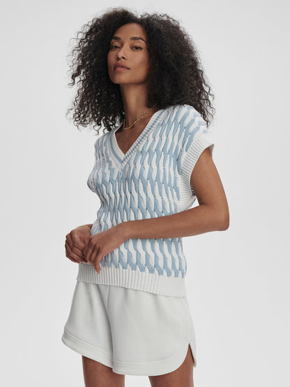 Alfie Cable Knit Vest | Varley Premium