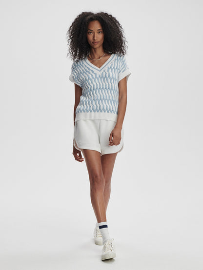 Alfie Cable Knit Vest | Varley Premium