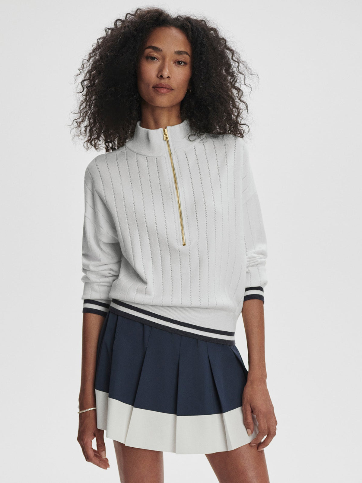 Aliyah Half Zip Knit | Varley Featured