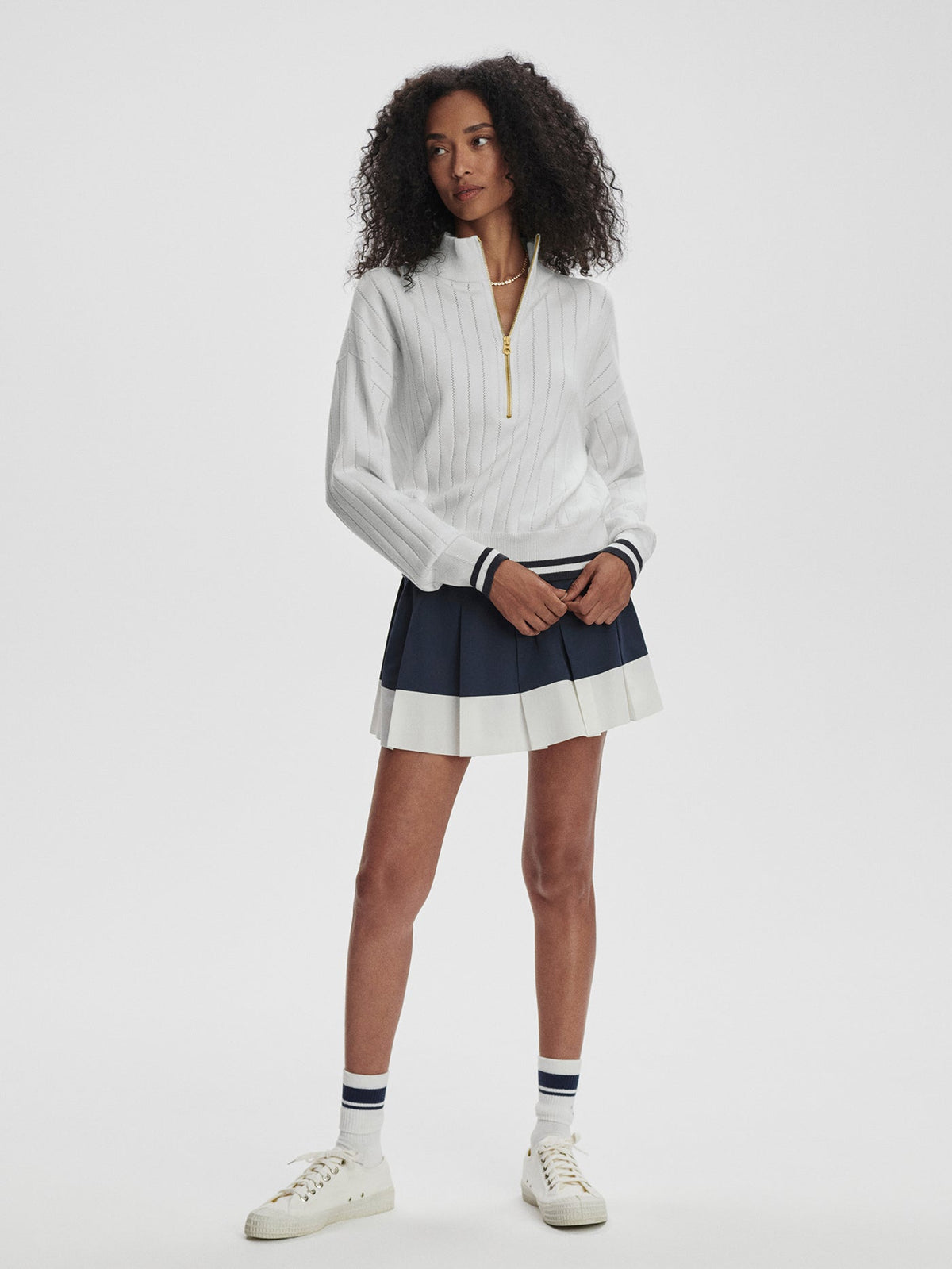 Aliyah Half Zip Knit | Varley Featured