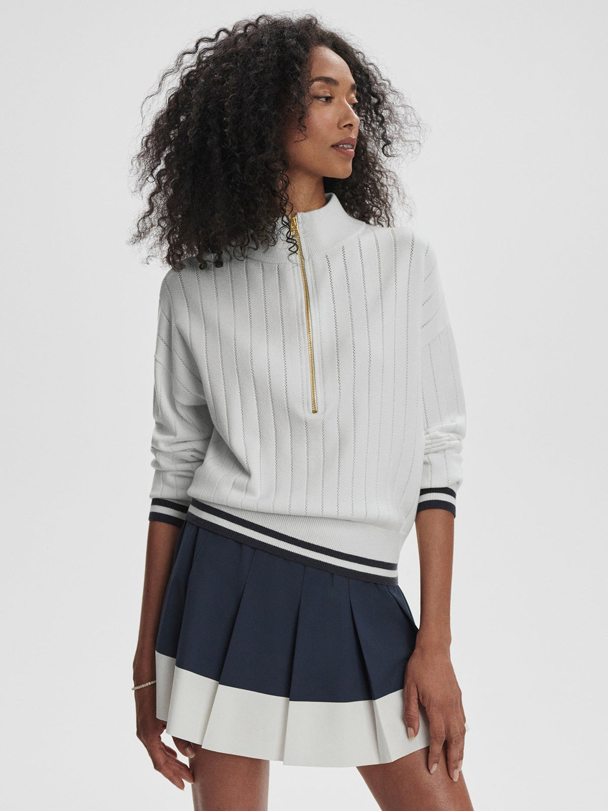 Aliyah Half Zip Knit | Varley Featured