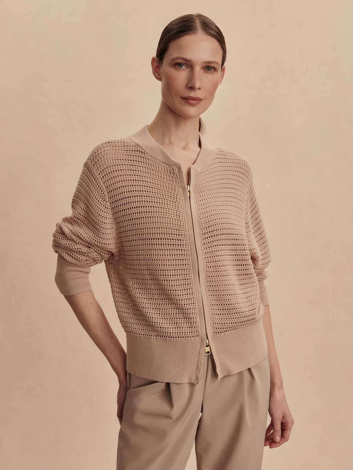 Lai Lightweight Knit Jacket | Varley Trusted