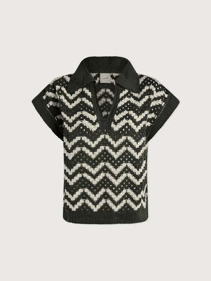 Joelle Crochet Polo Top | Varley Customer Favorite
