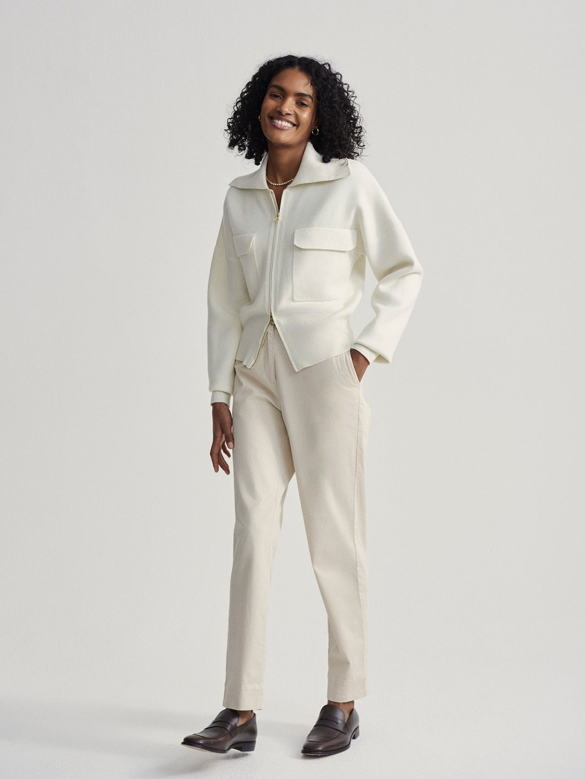 Felise Relaxed Knit Jacket | Varley Featured