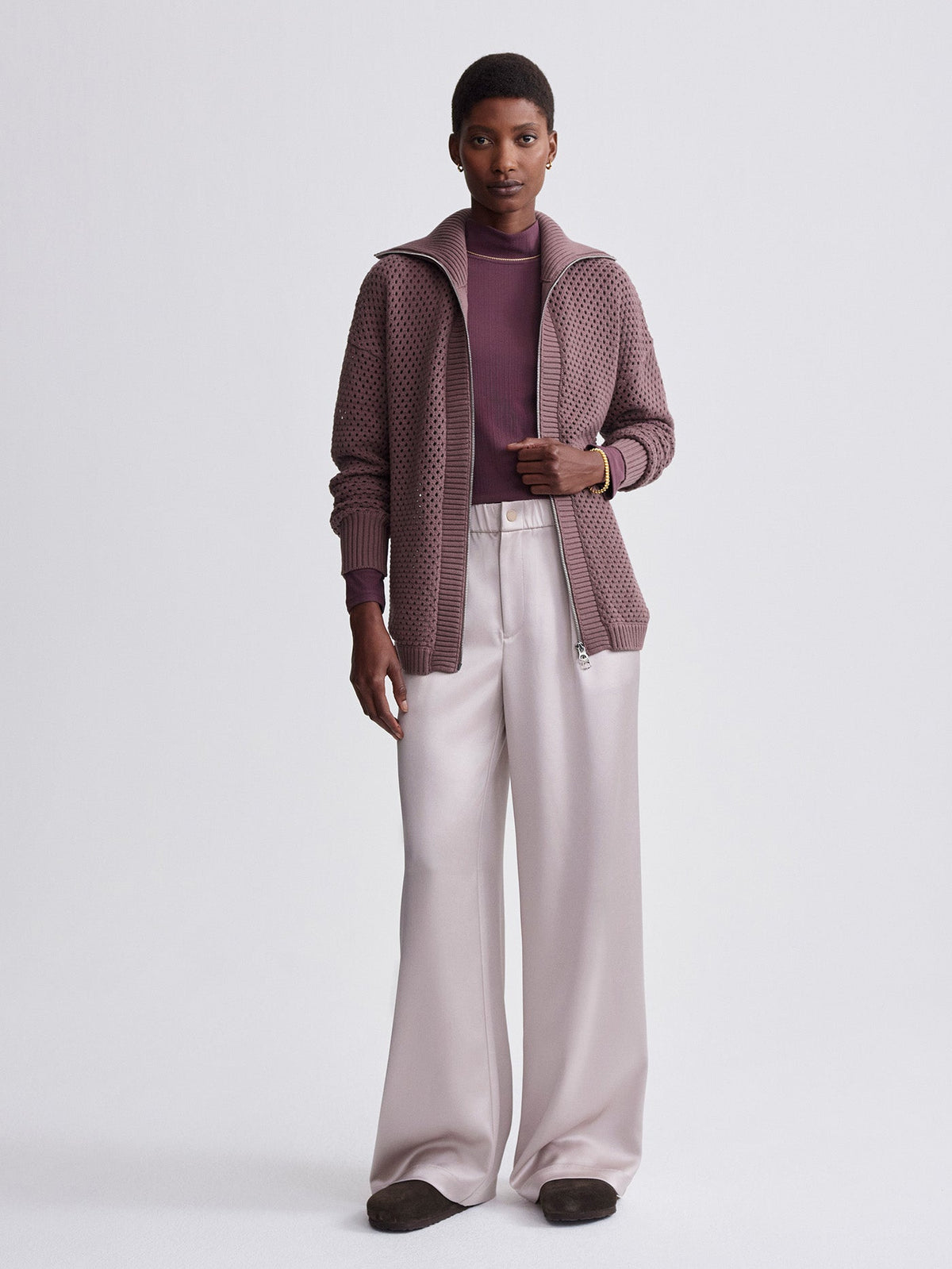 Finn Longline Knit Jacket | VARLEY US | Varley Trusted