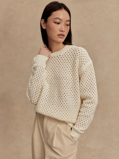 Grady Boucle Knit Sweater | Varley Featured