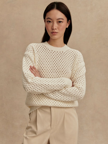 Grady Boucle Knit Sweater | Varley Featured