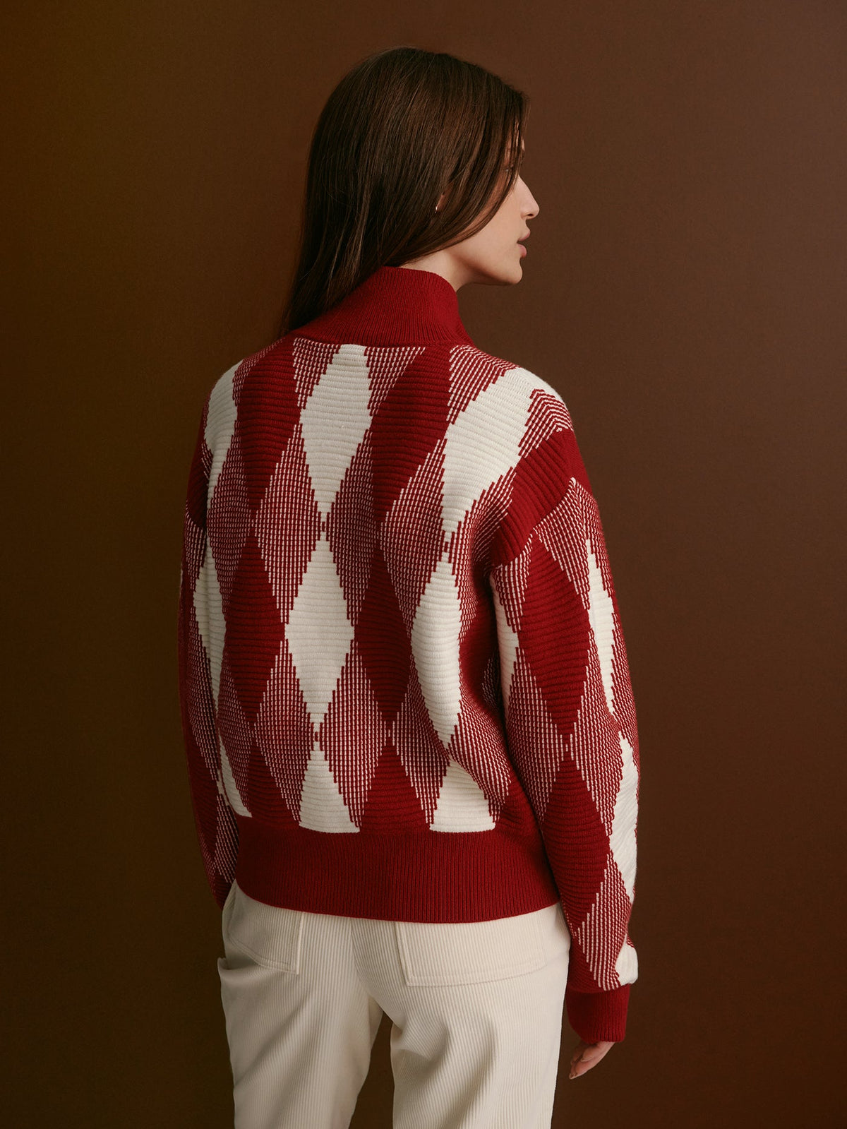 Karina Jacquard Knit Jacket | Varley Latest