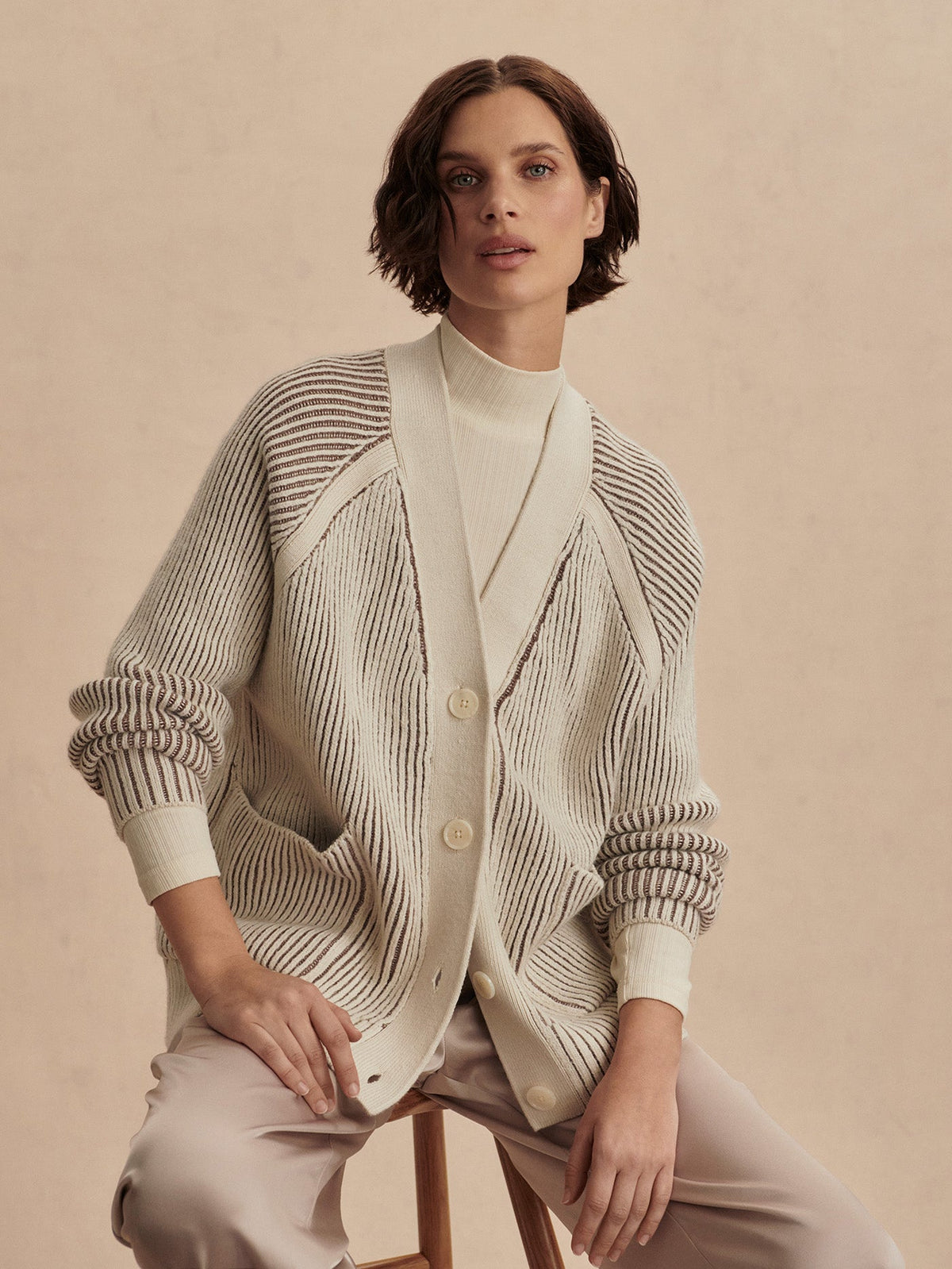 Jude Plated Cardigan | Varley Latest