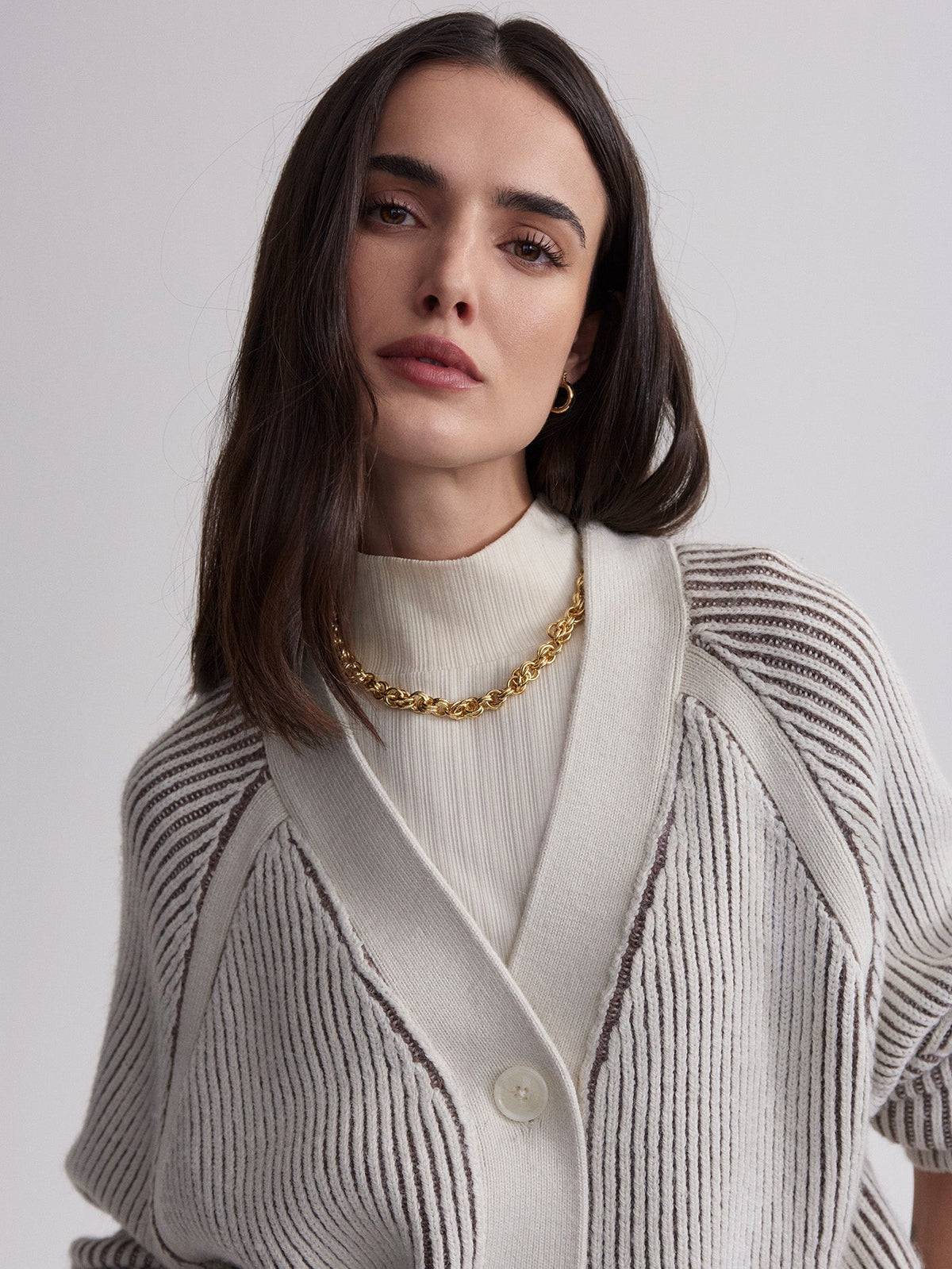 Jude Plated Cardigan | Varley Latest