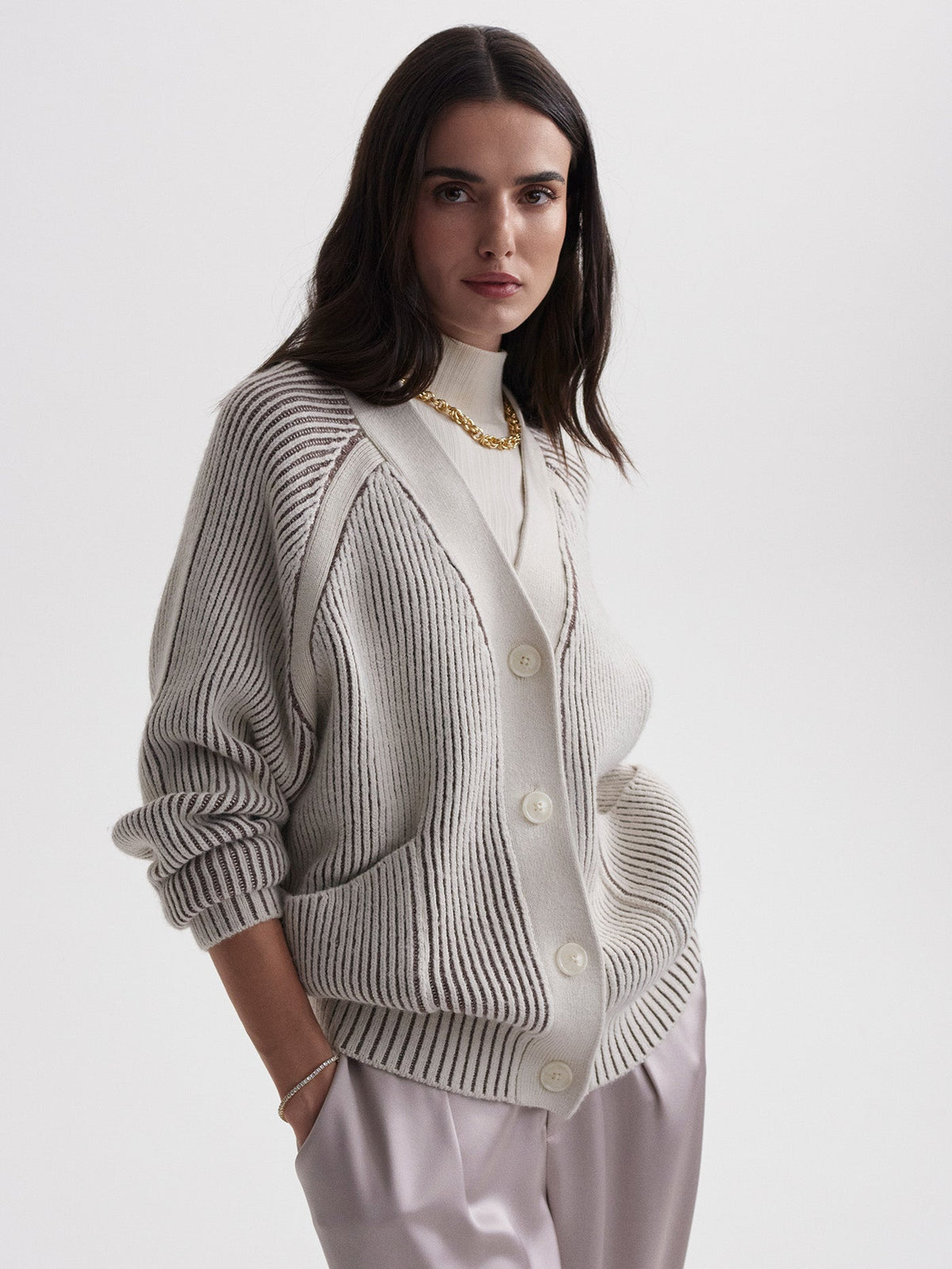 Jude Plated Cardigan | Varley Latest
