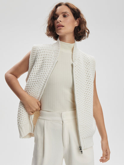 Seraphina Sleeveless Zip Knit | Varley Smart Buy