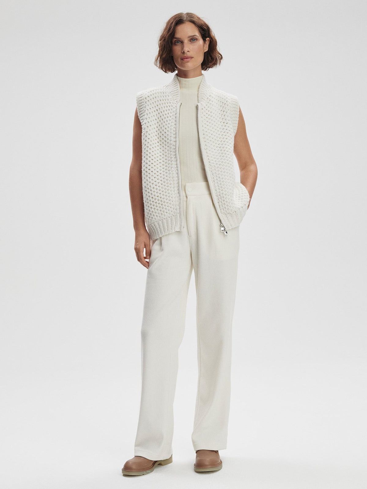 Seraphina Sleeveless Zip Knit | Varley Smart Buy