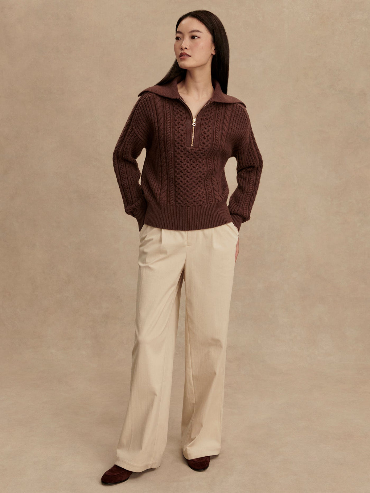 Camello Cable Half Zip 2.0 | Varley Customer Favorite