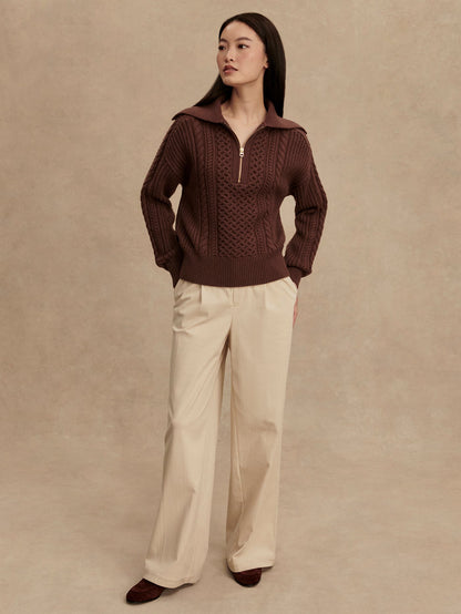 Camello Cable Half Zip 2.0 | Varley Customer Favorite