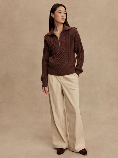 Camello Cable Half Zip 2.0 | Varley Customer Favorite