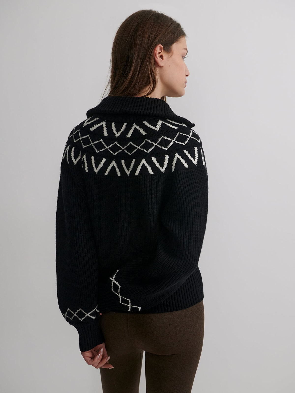 Sigrid Fairisle Half Zip Knit | Varley Top Pick