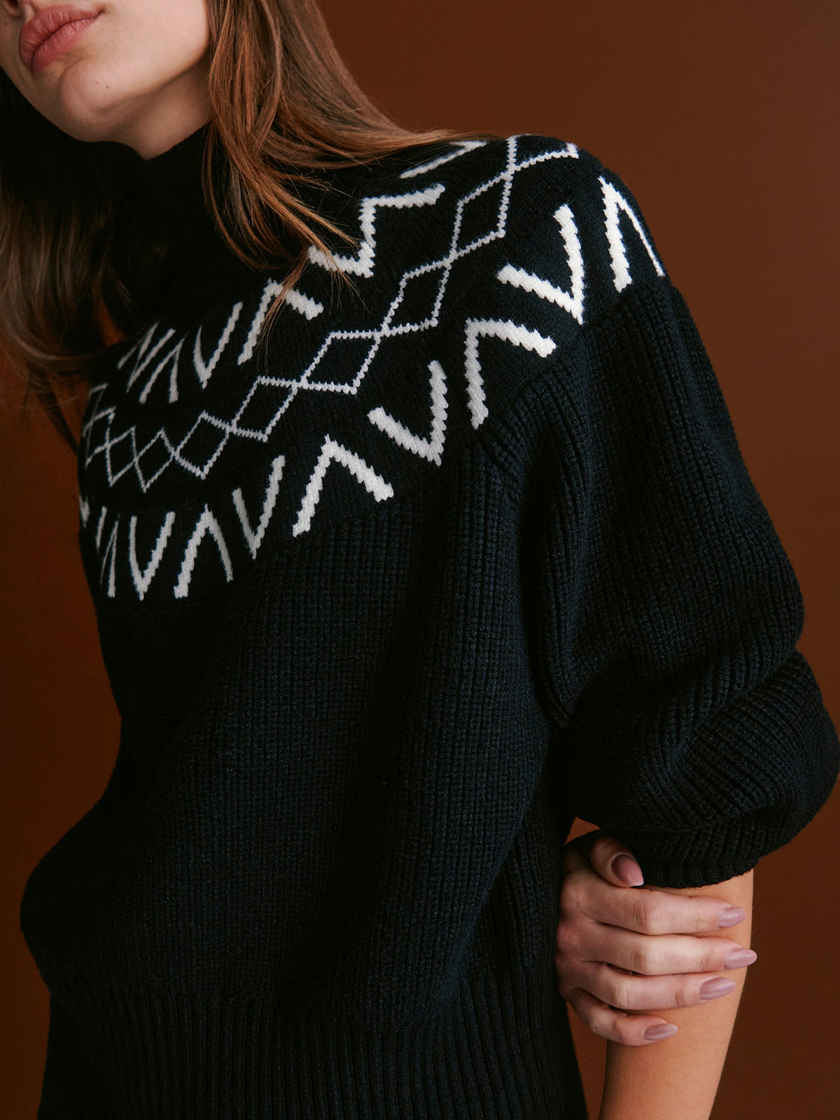 Marcie Fairisle Yoke Knit | VARLEY US | Varley Premium