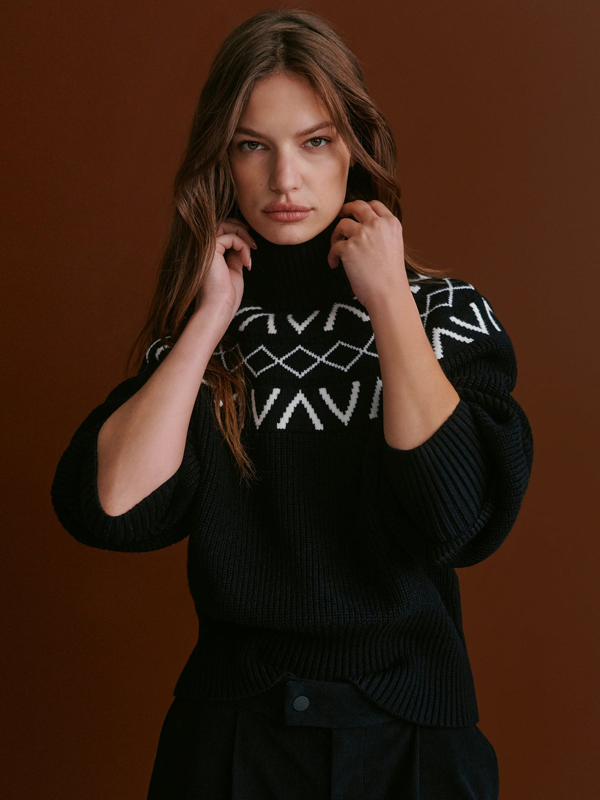 Marcie Fairisle Yoke Knit | VARLEY US | Varley Premium