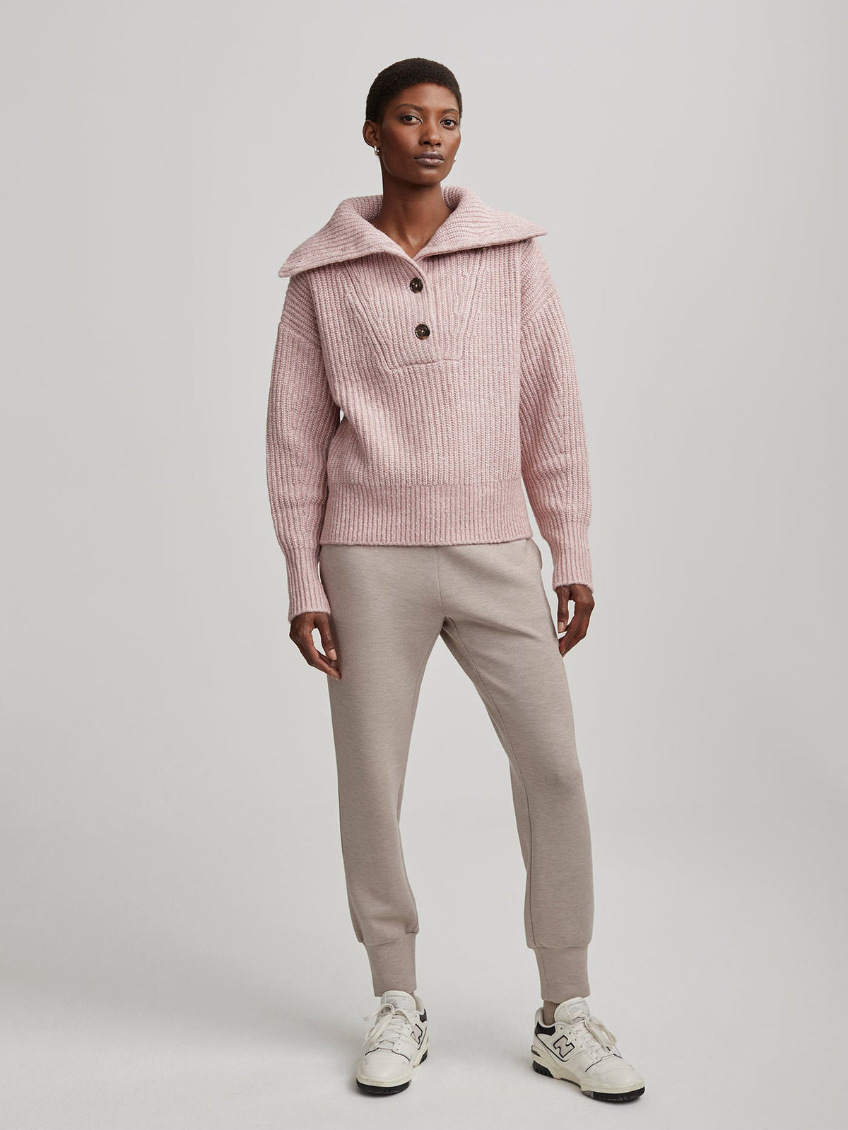 Peverel Button Placket Knit | VARLEY US | Varley Featured