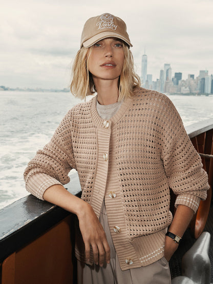 Kris Relaxed Fit Knit Cardigan | VARLEY US | Varley Trusted
