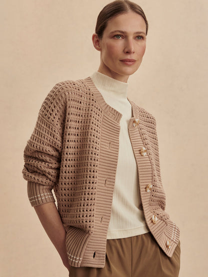 Kris Relaxed Fit Knit Cardigan | VARLEY US | Varley Trusted