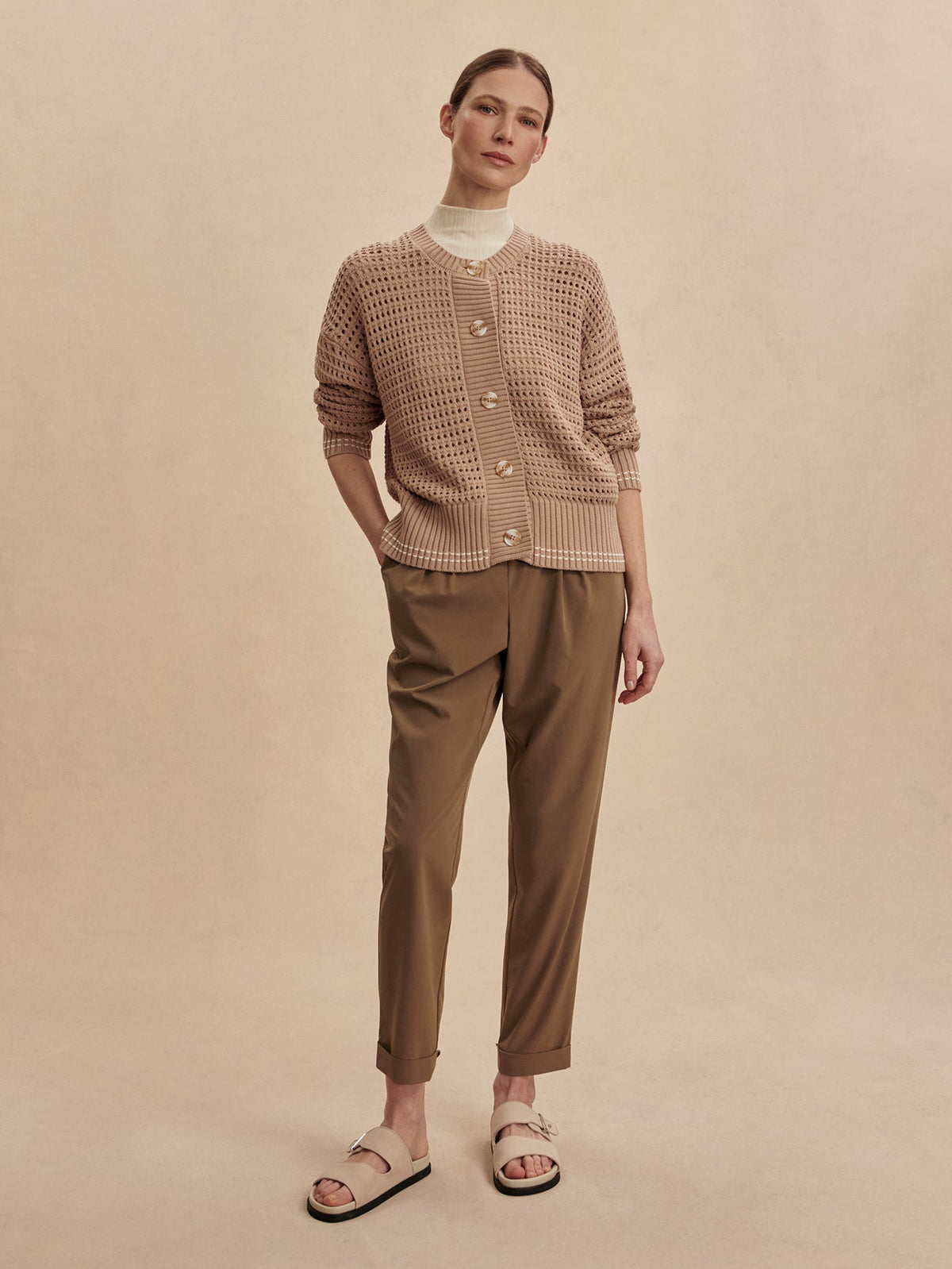 Kris Relaxed Fit Knit Cardigan | VARLEY US | Varley Trusted