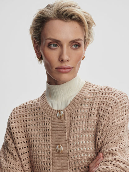 Kris Relaxed Fit Knit Cardigan | VARLEY US | Varley Trusted